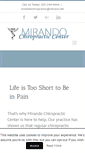 Mobile Screenshot of mirandochiropractic.com